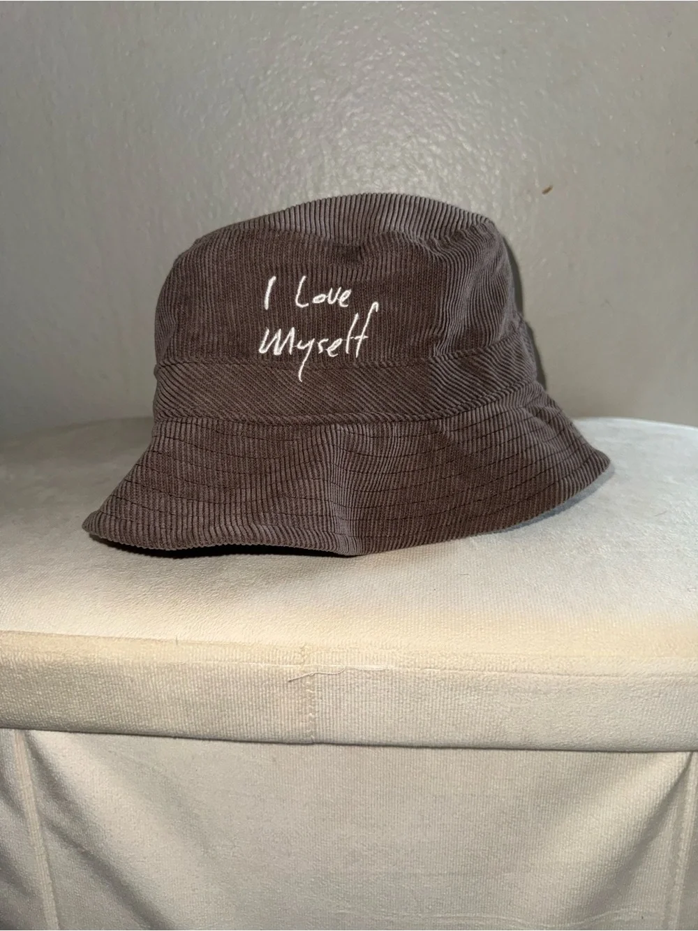 Source Unknown Brown Corduroy Kids Bucket Hat with 